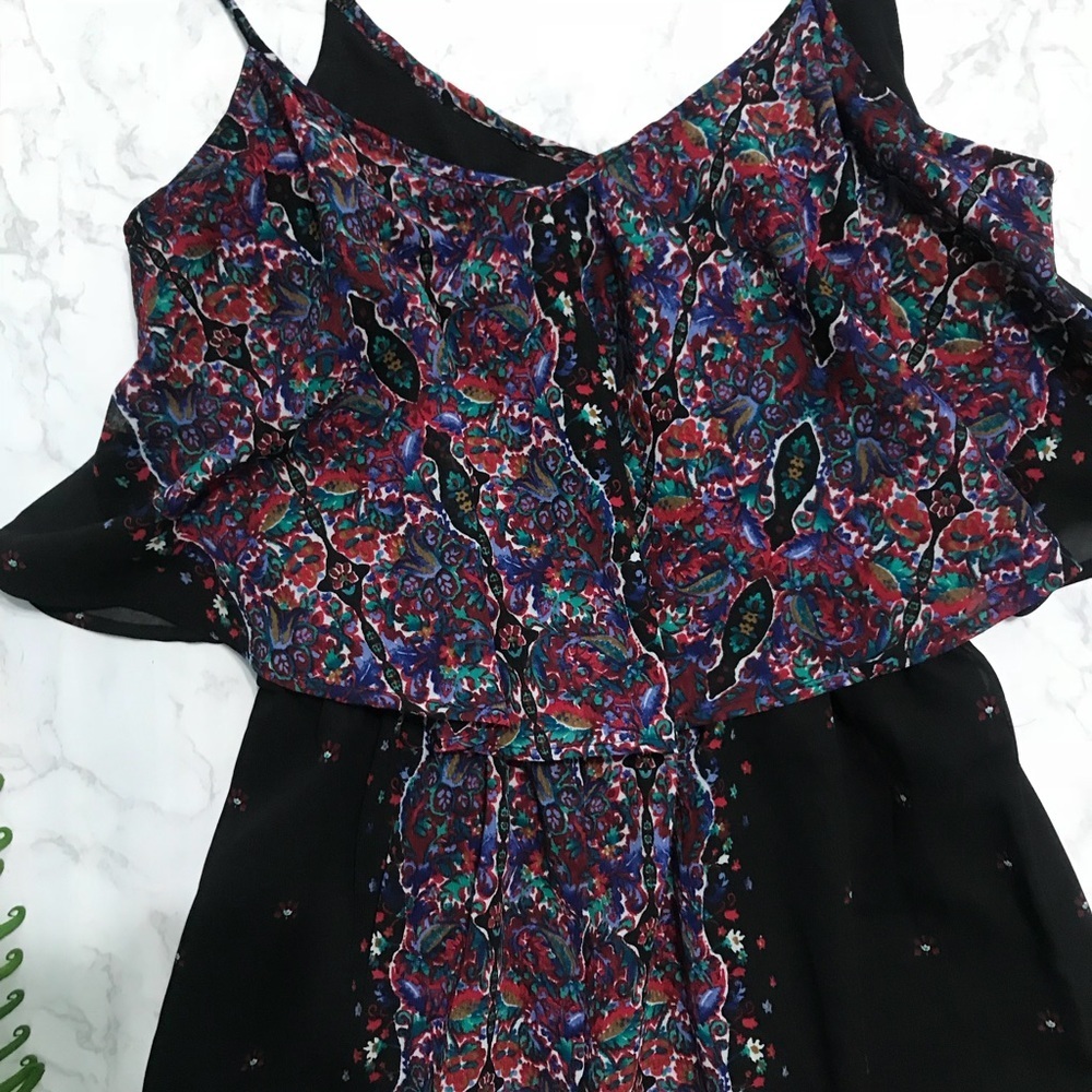 Japna sleeveless flutter maxi dress front slit m - Picture 6 of 8
